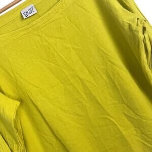 Oh My Gauze! Womens S/M (1) Crinkle‎ Gauze Boxy Tunic Blouse Bohemian Lagenlook